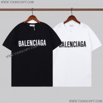 バレンシアガ コピー ロゴ Tシャツ 2色 baj02423