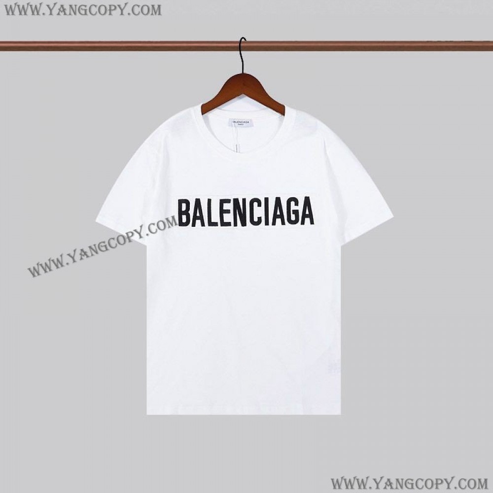 バレンシアガ コピー ロゴ Tシャツ 2色 baj02423