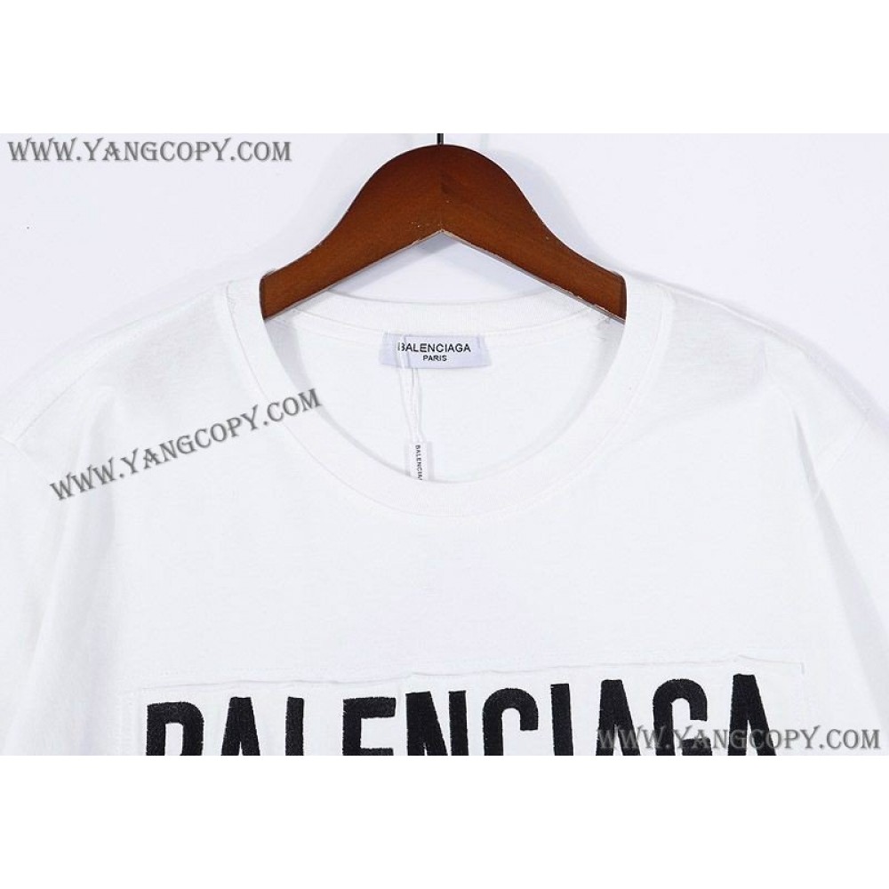 バレンシアガ コピー ロゴ Tシャツ 2色 baj02423
