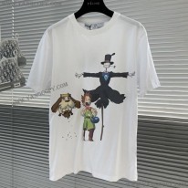 ロエベ コピー  カルシファー Tシャツ クルーネック lop49986
