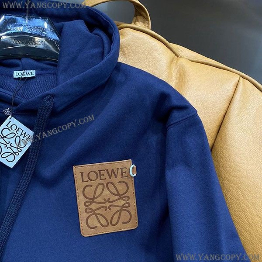 ロエベ コピー  ロゴ フーディー パーカー lom93123