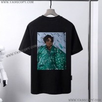 バレンシアガ コピー メンズ LOGO ミディアムフィット Tシャツ パロディ baf97377