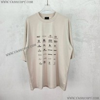 バレンシアガ スーパーコピー ARCHIVES LOGOS Tシャツ オーバーサイズ 2色 712398TNVQ79784