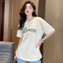 ロエベ コピー  サボテンロゴがカワイイシンプル半袖Tシャツ lop93191
