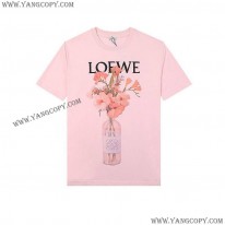 ロエベ スーパーコピー  Tシャツ アナグラム ブローチプリント 半袖 loh07937