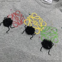 ロエベ 偽物  ×ジブリ ススワタリ アナグラム Tシャツ (コットン) S928Y22J01