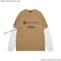 バレンシアガ 偽物 WFP ダブルスリーブTシャツ 長袖 6色 698089TMVL21070