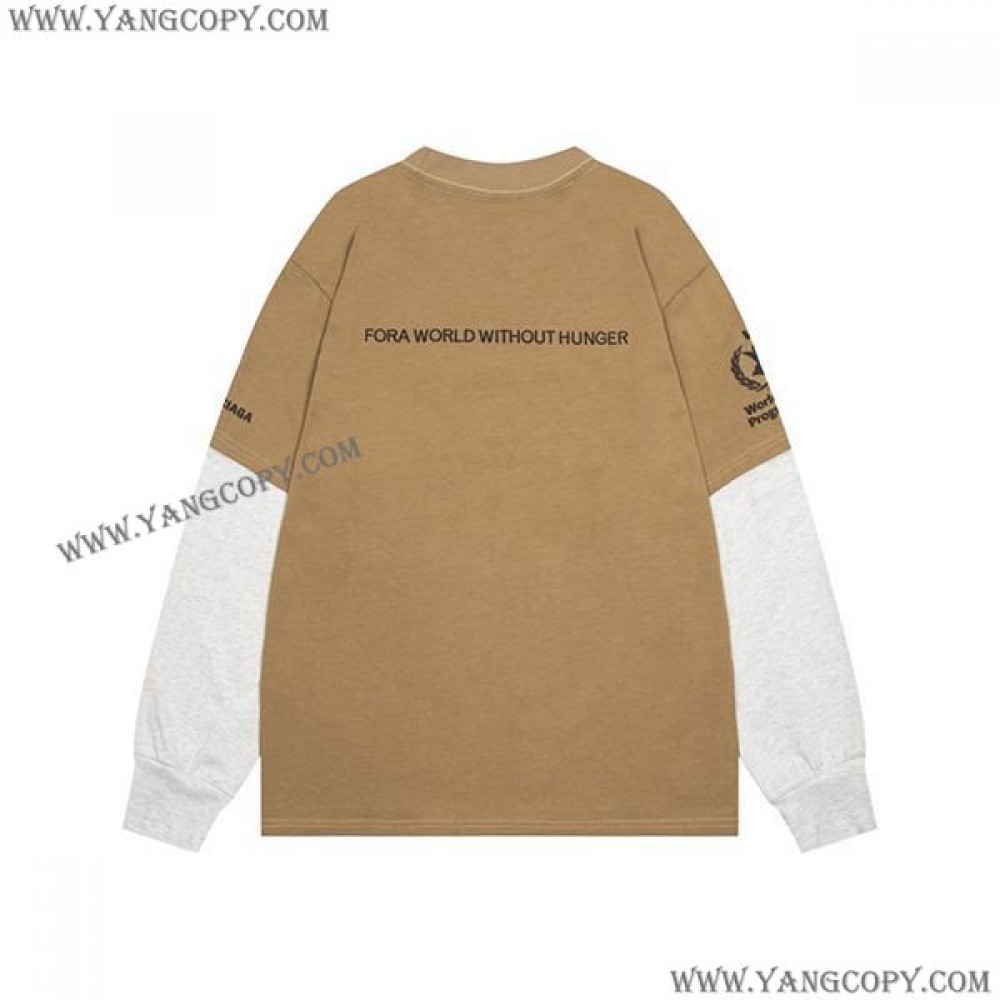 バレンシアガ 偽物 WFP ダブルスリーブTシャツ 長袖 6色 698089TMVL21070