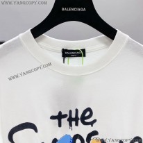 バレンシアガ コピー The Simpsons プリント コットン Ｔシャツ bap55128