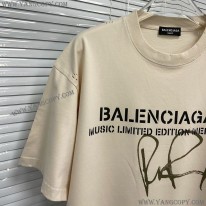 バレンシアガ コピー ロゴ入りコットン Tシャツ bag80455