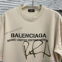 バレンシアガ コピー ロゴ入りコットン Tシャツ bag80455