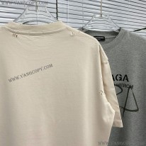 バレンシアガ コピー ロゴ入りコットン Tシャツ bag80455