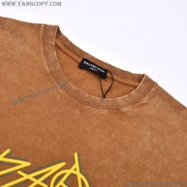 バレンシアガ コピー ParisロゴプリントTシャツ Medium Fit bam93763