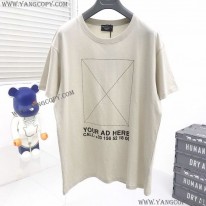 バレンシアガ 偽物 ロゴ入りコットン Tシャツ baq32255