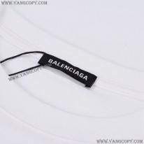 バレンシアガ スーパーコピー ロゴ入りコットンTシャツ bag75181