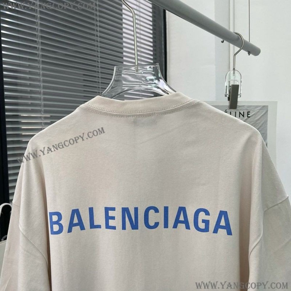 バレンシアガ コピー LOGO Tシャツ bao06323