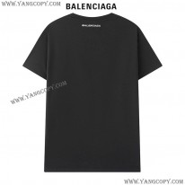 バレンシアガ 偽物 スマイリープリント Tシャツ 2色 bar71195