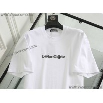 バレンシアガ 偽物 メールボックスモノグラムプリント Tシャツ ホワイト bax56388