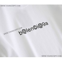 バレンシアガ 偽物 メールボックスモノグラムプリント Tシャツ ホワイト bax56388