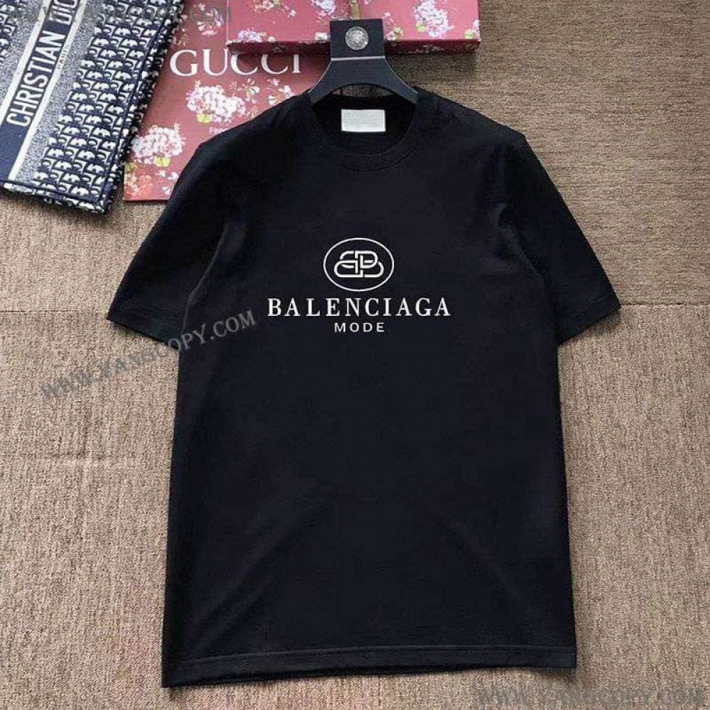 バレンシアガ コピー オーバーサイズBB tシャツ 2色 ban24056