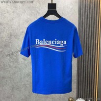 バレンシアガ コピー POLITICAL CAMPAIGN REGULAR FIT Tシャツ bau45511