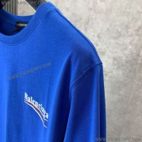 バレンシアガ コピー POLITICAL CAMPAIGN REGULAR FIT Tシャツ bau45511