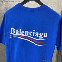 バレンシアガ コピー POLITICAL CAMPAIGN REGULAR FIT Tシャツ bau45511