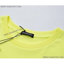 バレンシアガ スーパーコピー CREWロゴ Tシャツ イエロー bah06821