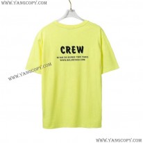 バレンシアガ スーパーコピー CREWロゴ Tシャツ イエロー bah06821