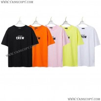 バレンシアガ スーパーコピー CREWロゴ Tシャツ イエロー bah06821