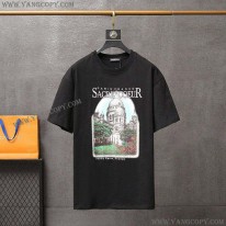バレンシアガ スーパーコピー クルーネック Tシャツ SACRE COEUR ブラック bar35088