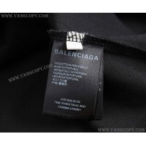 バレンシアガ スーパーコピー クルーネック Tシャツ SACRE COEUR ブラック bar35088