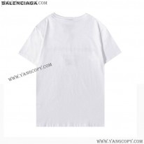 バレンシアガ コピー クルーネックロゴ Tシャツ 2色 bae25524