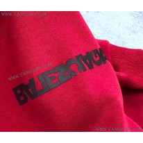 バレンシアガ 偽物 パーカー LOGO ミディアムフィット フーディー レッド 600583TIV846540