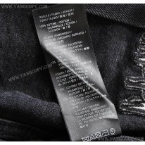 バレンシアガ 偽物 Barcode Large Fit ジャケット ブラックデニム bax80679