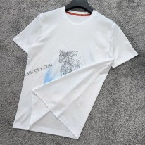 エルメス コピー 半袖 Tシャツ H刺繍 コットン err31105