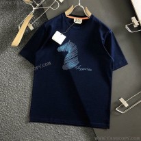 エルメス コピー 半袖 Tシャツ H刺繍 コットン ero11006