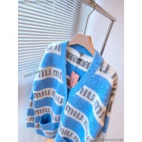 ミュウミュウ スーパーコピー セーター オーバーサイズロゴモヘアセーター myg99434