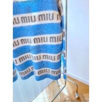 ミュウミュウ スーパーコピー セーター オーバーサイズロゴモヘアセーター myg99434