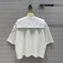 ミュウミュウ コピー プリントコットンジャージー Tシャツ myl50797