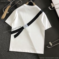 フェンディ 偽物 ィ ホワイト ジャージー 半袖 Tシャツ fem81586