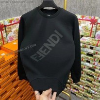 フェンディ コピー パーカー ブラックニットスウェットシャツ few41423