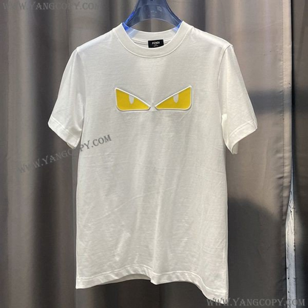 フェンディ スーパーコピー モンスター バッグバグス Tシャツ fem35090