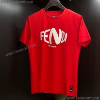 フェンディ 偽物 Tシャツ 半袖 クルーネック ティシャツ パロディ fez22402