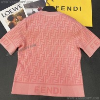 フェンディ スーパーコピー FFロゴ コットンテリー オーバーサイズ Tシャツ fem15650