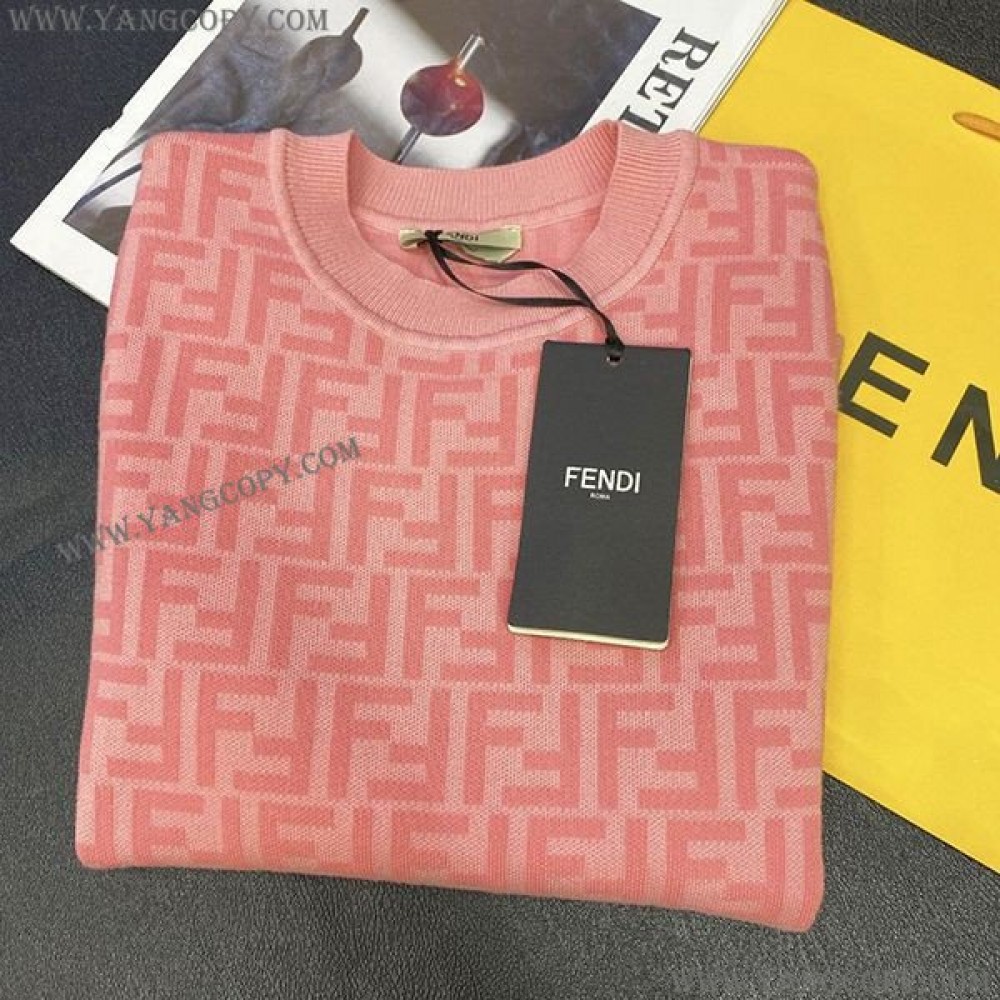 フェンディ スーパーコピー FFロゴ コットンテリー オーバーサイズ Tシャツ fem15650