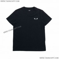 フェンディ スーパーコピー モンスター ロゴ クルーネック Tシャツ fev46686