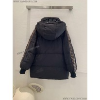 フェンディ スーパーコピー モンスター フード付 ダウン 両面着用可能 fen33023