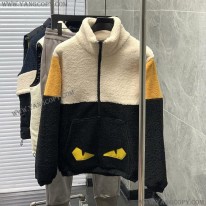 フェンディ 偽物 ジャケット ロゴ ジップアップ feh96172
