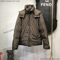 フェンディ スーパーコピー モンスター フード付 ダウン 両面着用可能 fec77049